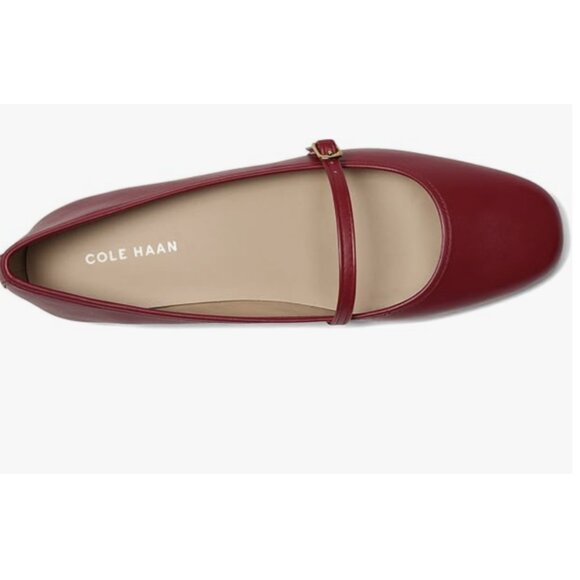 Cole Haan Women's Yelena Leather Mary Jane Ballet Flats Shoes Size 7 NWB - Picture 4 of 12